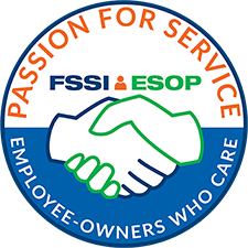 FSSI ESOP - Passion for Service - Employee-Owners Who Care Image: Passion for Service logo