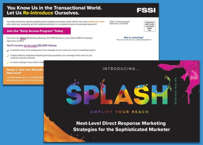 printed direct mail pieces