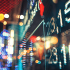 Image of a stock ticker