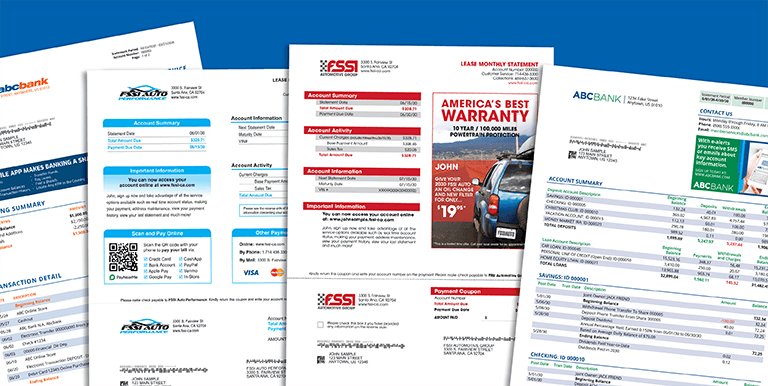 Transactional Printing and Mailing Services