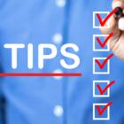 Image: Person crossing of checklist that says ten tips