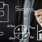 Business Process Outsourcing Cover Image Hand and Workflow Imagery