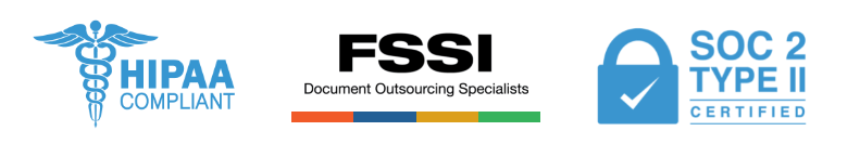 fssi logo with hipaa and soc 2 logos next to it