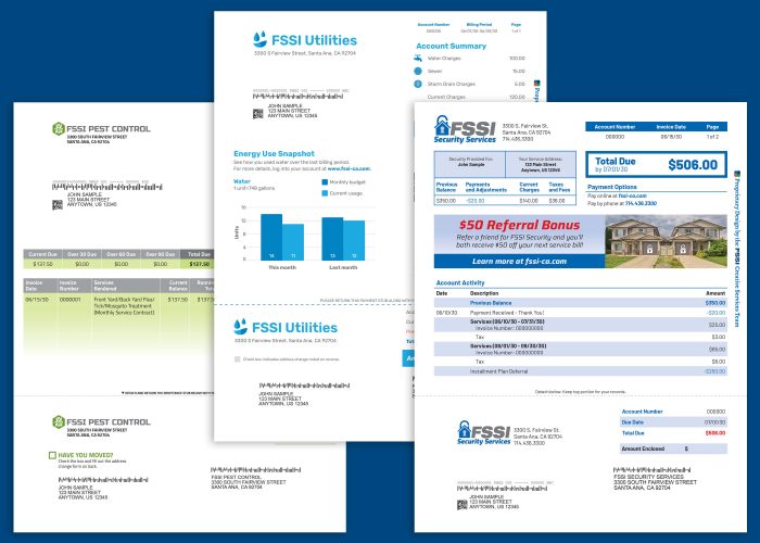 Examples of statements that were redesigned