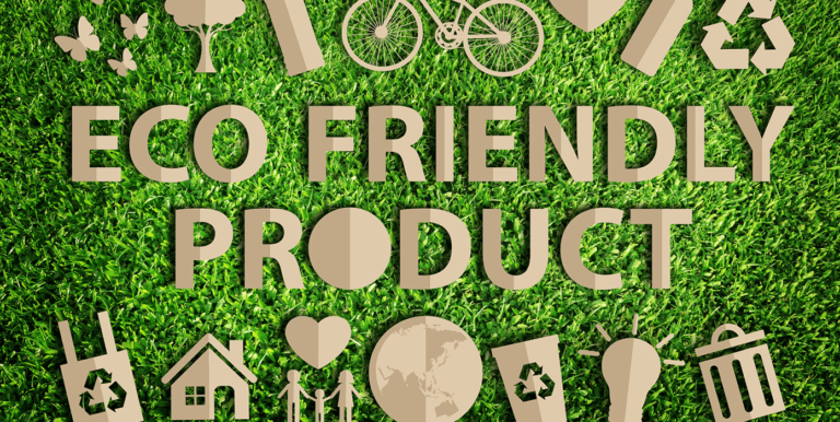 the term eco friendly product formed out of cardboard products.