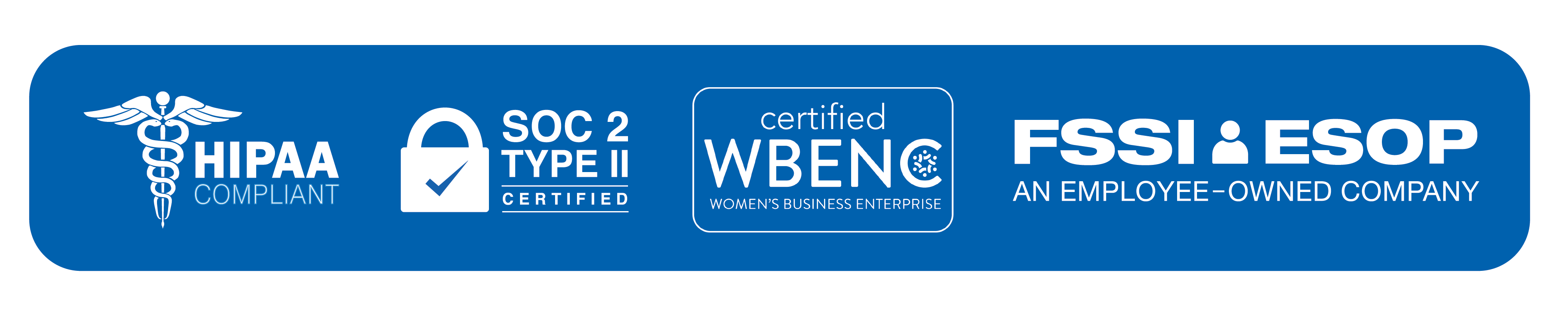 FSSI HIPAA Compliant and SOC 2 Seals