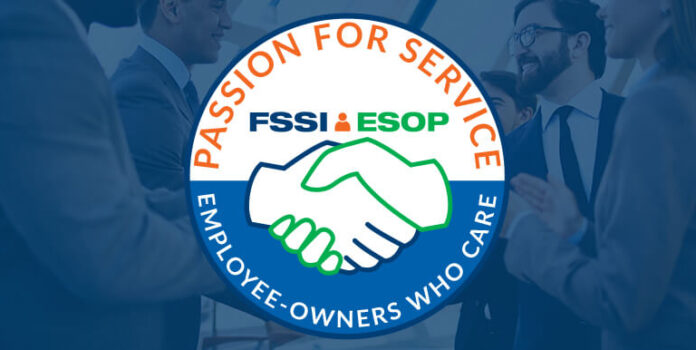 passion for service logo with image of a handshake