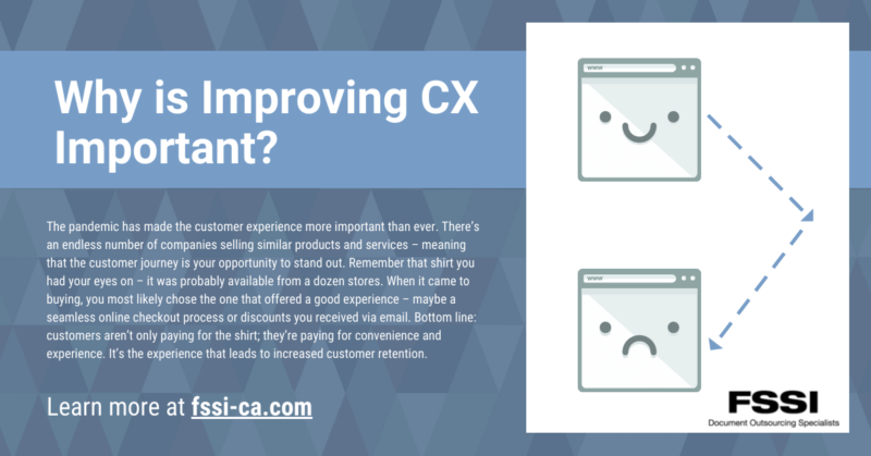 why is improving cx important Why is CX Important Graphic.