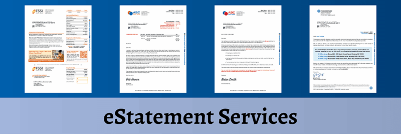 eStatement services examples or credit unions