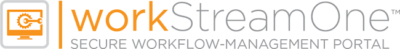 Image: workStreamOne Secure Workflow-Management Portal.